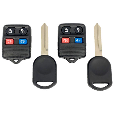 2 OEM Electronics Remotes + Chip Keys For FORD LINCOLN MERCURY 4B SUV CWTWB1U345