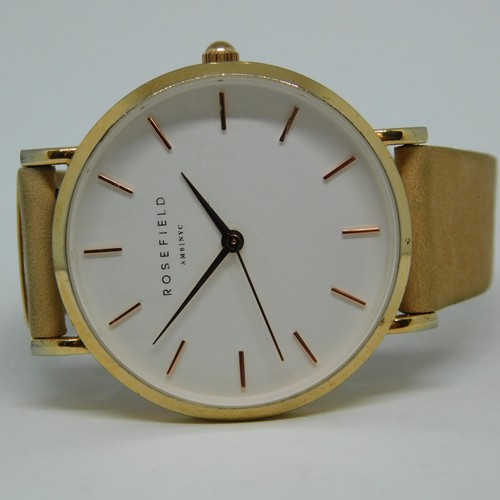 ROSEFIELD AMS/NYK W73-RF144-051881 Quartz Analog Women's Watch New Battery