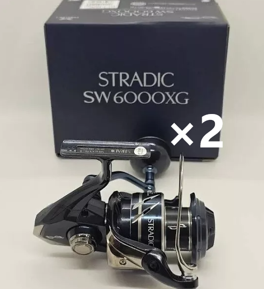 Shimano 24 Stradic SW Spinning Reel Fishing 6000xg (gear 6.2) set