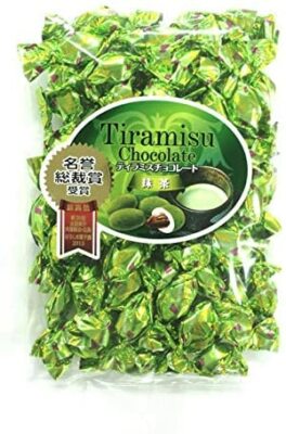 菓子 yu-ma Japanese Popular sweets Yuka Matcha Tiramisu Chocolate 385g × 1bag