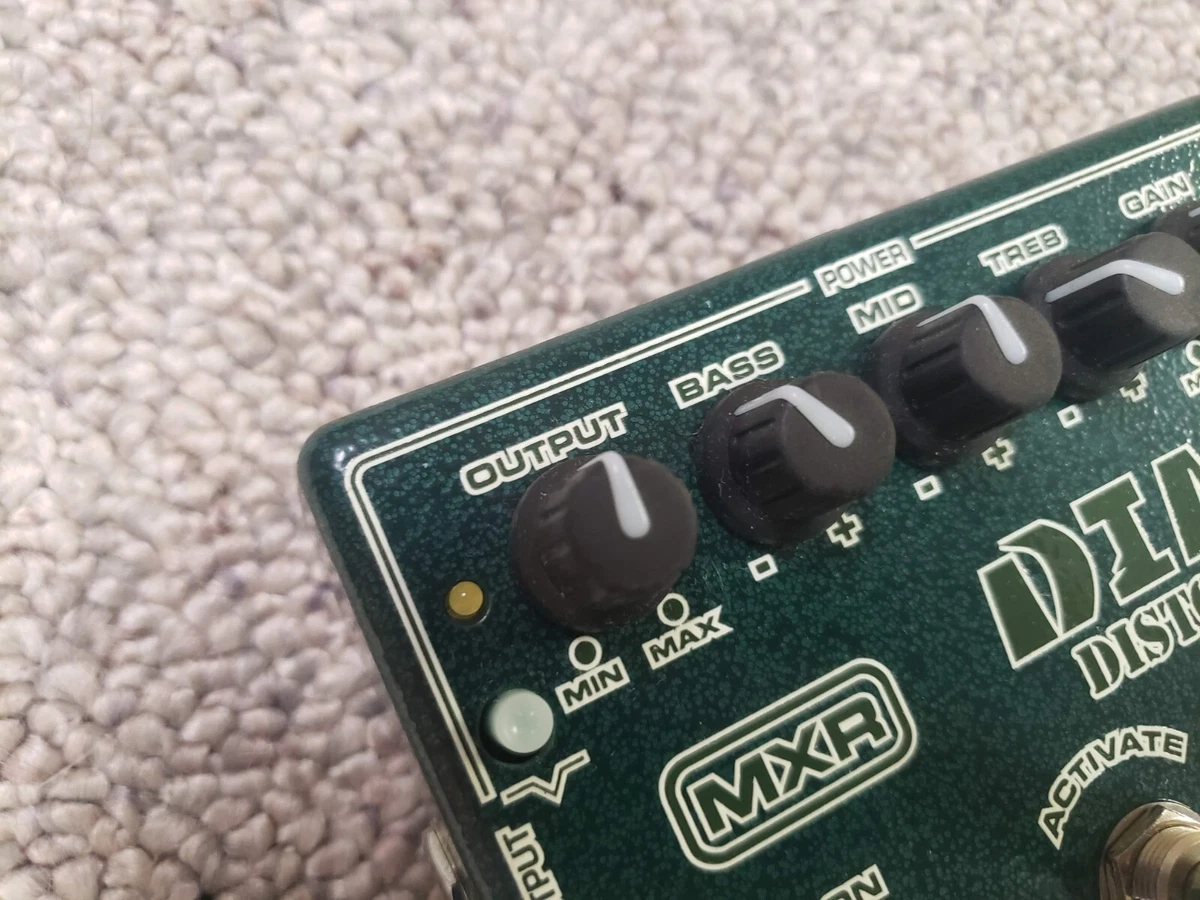 Original Dark Green MXR DD11 Dime Distortion Guitar Effect Pedal