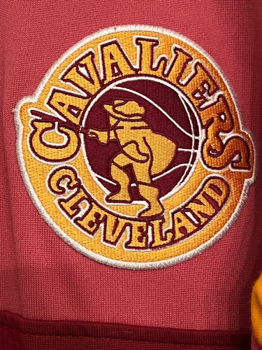 Cleveland Cavaliers Hardwood Classics Mitchell & Ness Warm up Jacket Sz Med 40 - Picture 2 of 11