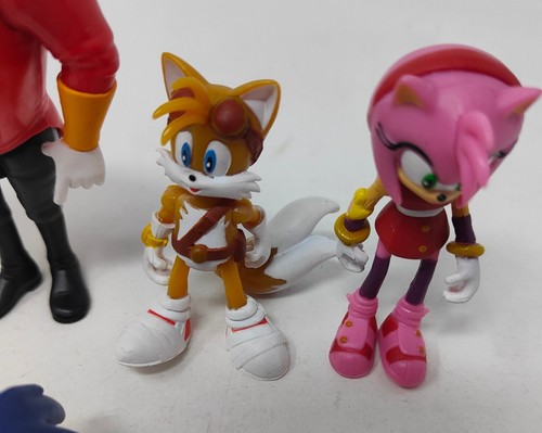 Sonic Boom 3" Action Figure Bundle - Sonic Tails Amy Dr Eggman sonic missing arm - Picture 2 of 4