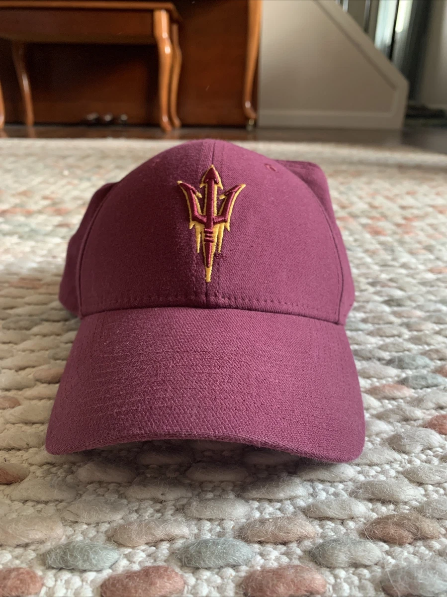 Nike ASU Baseball Cap Arizona State Sun Devils Hat One Size Fits Most Maroon