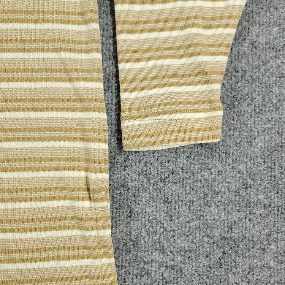 Vintage The Limited Sweater Women's Large Brown Striped Round Neck Long Sleeve - Image 4 of 4