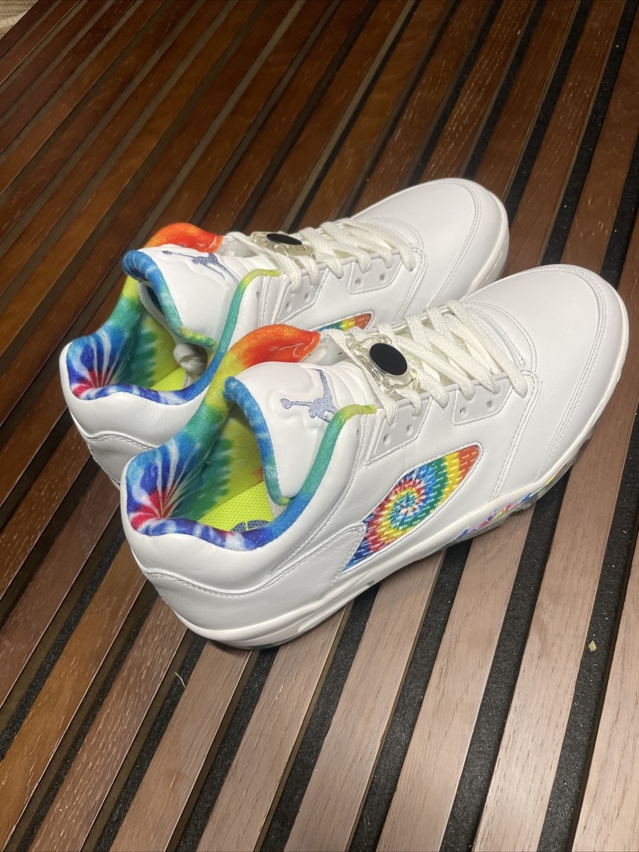 Air Jordan 5 Low Golf スニーカー Nike Air Jordan 5 Retro low “fire red” golf shoes size 10
