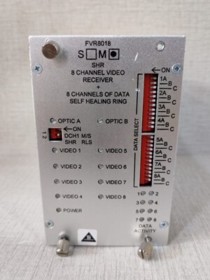 COMNET FVR8018M SHR 8 CH VIDEO RECEIVER + 8 CH DATA SELF HEALING RING
