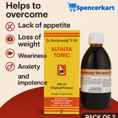 Dr Reckeweg R95 Alfalfa Tonic Homeopathic Pack of  250 ml each