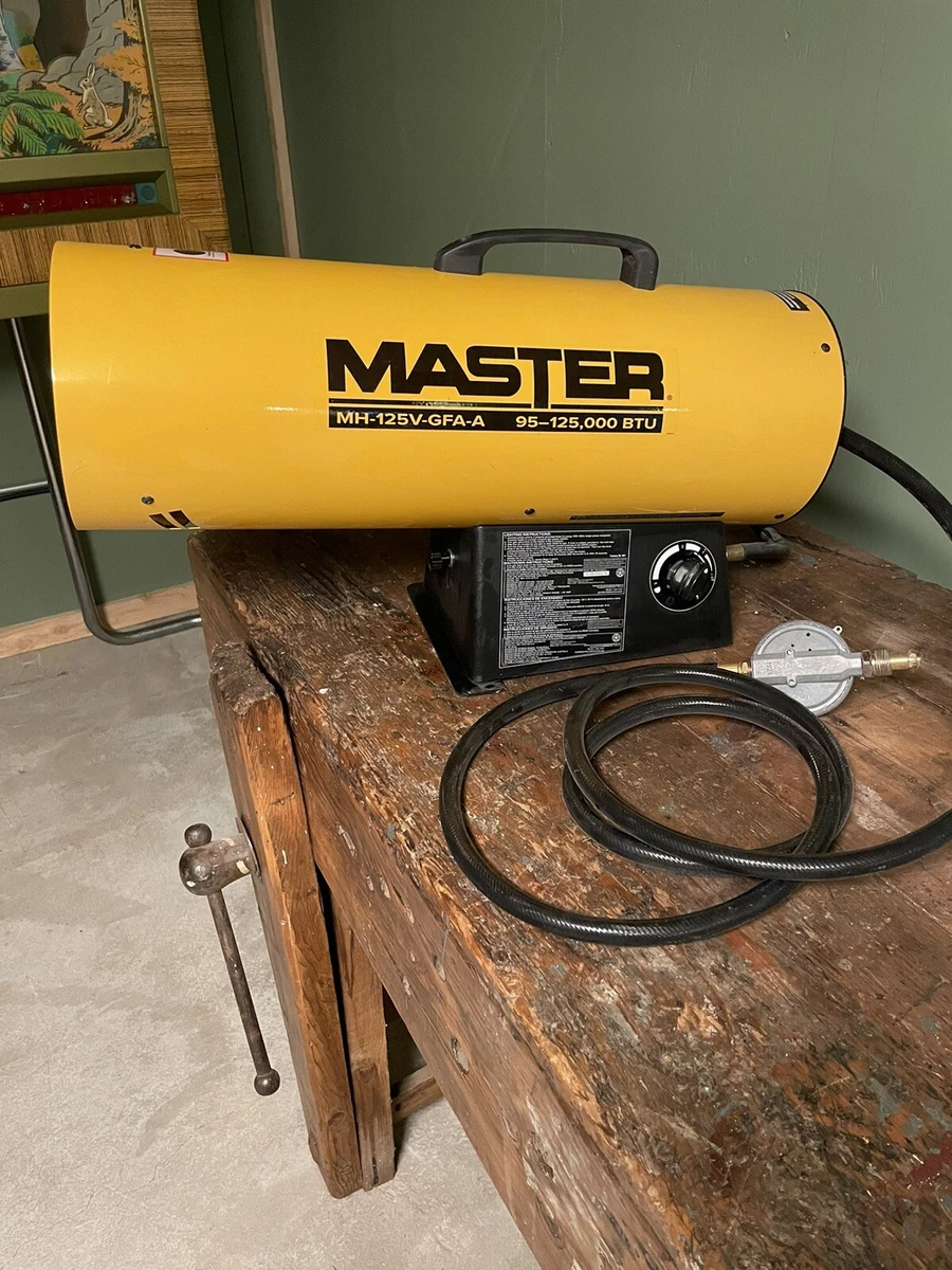 Master Mh-125V-Gfa Forced Air Heater, Liquid Propane, 95-125,000 BTU | eBay