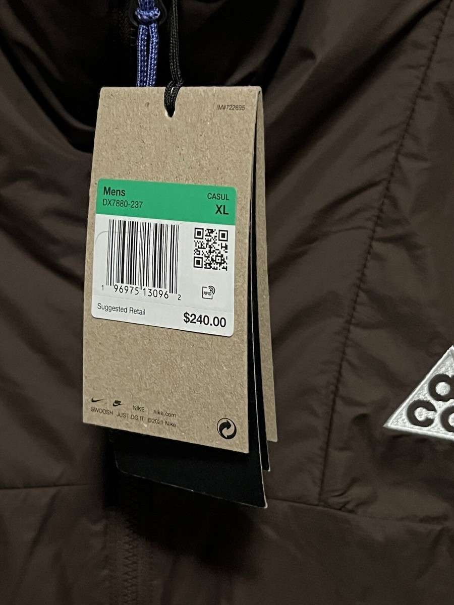 Nike ACG Sierra Light Jacket Baroque Brown DX7880 237 Men's Nike ACG Sierra Light Jacket Baroque Brown DX7880 237 Men's