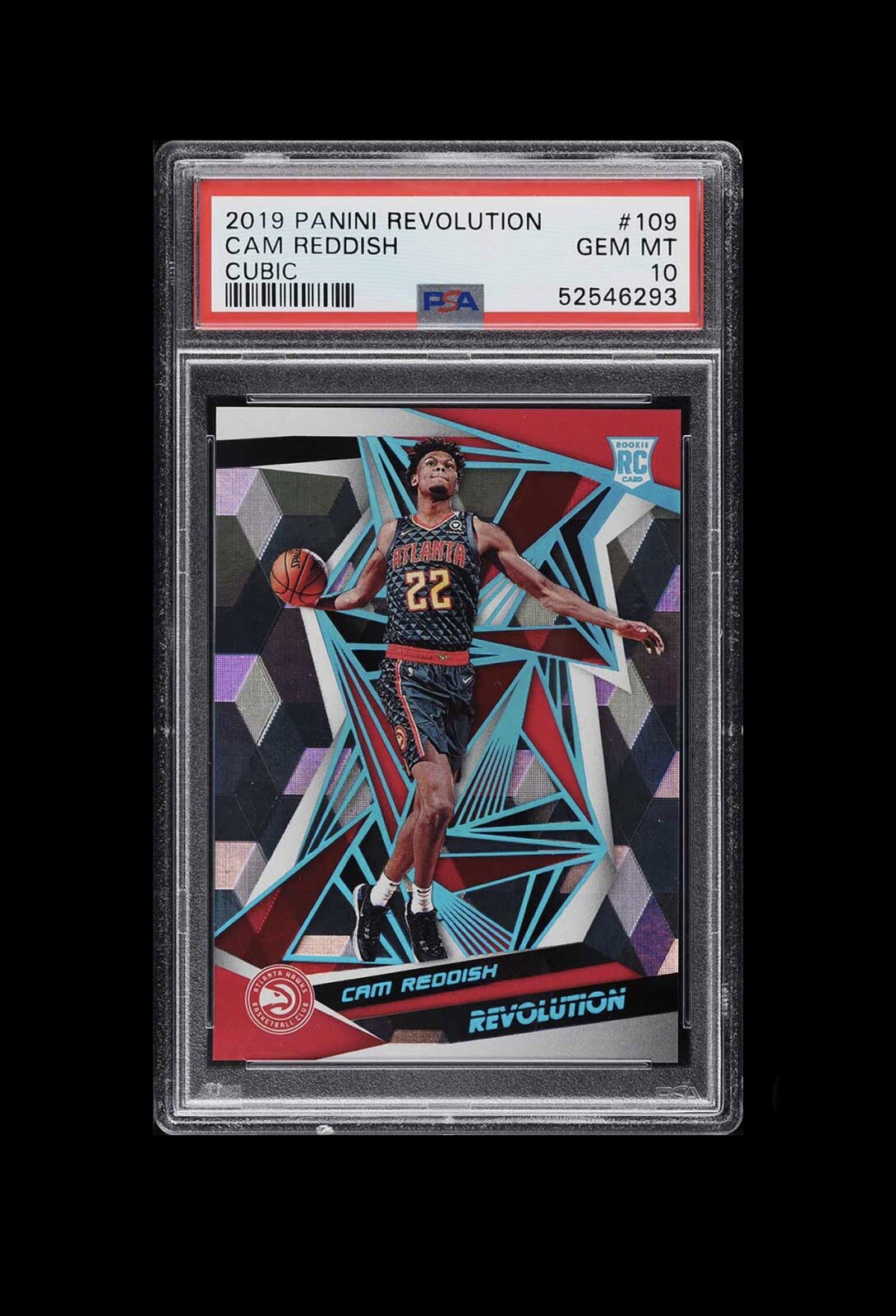 2019-20 Cam Reddish Panini Revolution RC Cubic /50 PSA 10 💎