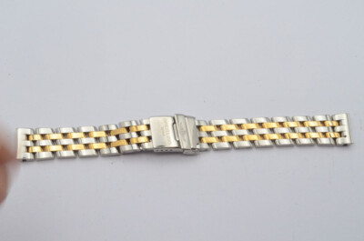 BREITLING PILOTBAND 15MM STAHL/GOLD PILOT BRACELET B CLASS 765D CALLISTINO 2