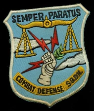 USAF Combat Defense Squadron Semper Paratus Patch N-3
