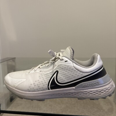 Nike React Infinity Pro 2 Low Mens Golf Shoes White Black DJ5593-101 Sz 12 EUC