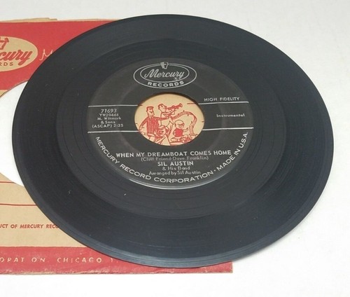 Sil Austin When My Dreamboat Comes Home / Why Not 45 Vinyl 60s Jazz Instrumental - Picture 4 of 6