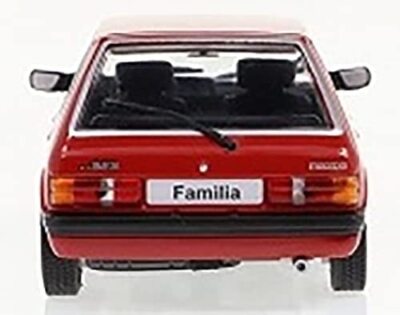 FIRST:43 1/43 MAZDA 323 (Familia) 1980 Red Overseas Model F43-166