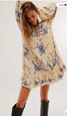 estella embroidered mini dress MARLO KIDS Estella Embroidered Mini Dress main image 0
