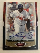 David ORTIZ 2007 UD Premier Limited Edition AUTO #92 16/25 NM Red Sox HOFer