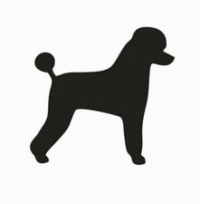 Poodle Dog Animal Vinyl Die Cut Car Decal Sticker --- FREE SHIP