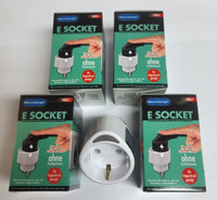 5 X One Click Steckdosenadapter Mit Auswurfhilfe Ziehhilfe FüR Schuko Stecker