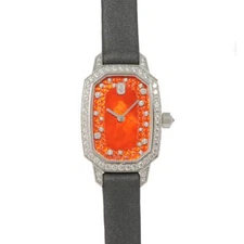 HARRY WINSTON Emerald EMEQHM18WW015 Bezel Diamond 750 WG Orange 90261417