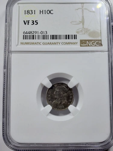 1831 Capped Bust Half Dime NGC VF35