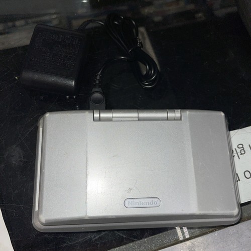 Nintendo DS Original NTR-001 Console with Charger- White - Tested Works - NDS321