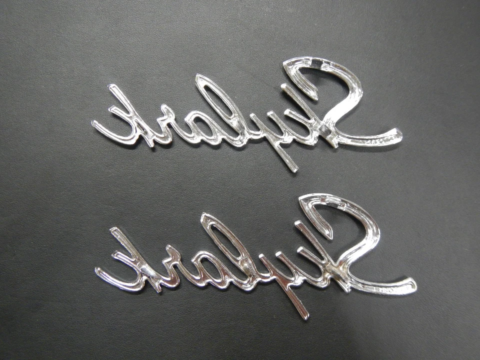 Buick Skylark 1964 1965 panel de vela guiones techo cuarto trasero emblemas par 64 65 Foto 4 de 4