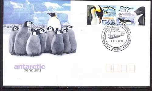 Australia  AAT 2000 Penguins First Day Cover - Mawson Base