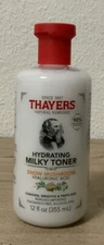 📀 THAYERS Hydrating Milky Toner Snow Mushroom Hyaluronic Acid- 12fl oz
