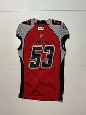 Las Vegas Locos Locomotives Greg Jones UFL 2012 Game Worn Football Jersey Sz. 44