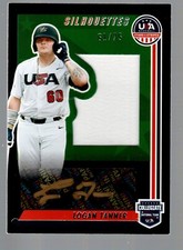 2022 USA Stars & Stripes Black Gold Autograph Jersey #SIL-LT Logan Tanner /75