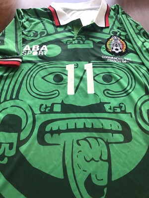 Cuauhtémoc Blanco Signed Mexico World Cup 98 Jersey | eBay