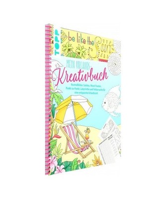 Mein Urlaubs-Kreativbuch: Ausmalbilder, Sudoku, Mood Tracker, Punkt-zu-Punkt, La