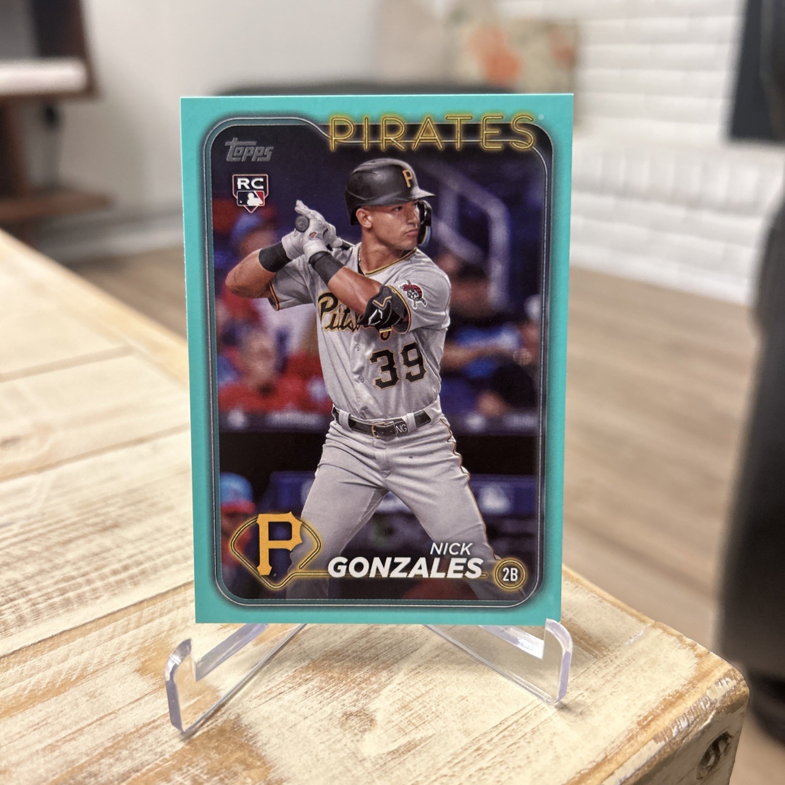2024 Topps Series 1 - Nick Gonzales #168 Aqua (RC)