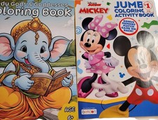 Disney Mickey Favorite Book To Color Coloring  Activity Book Plus Hindu Book
