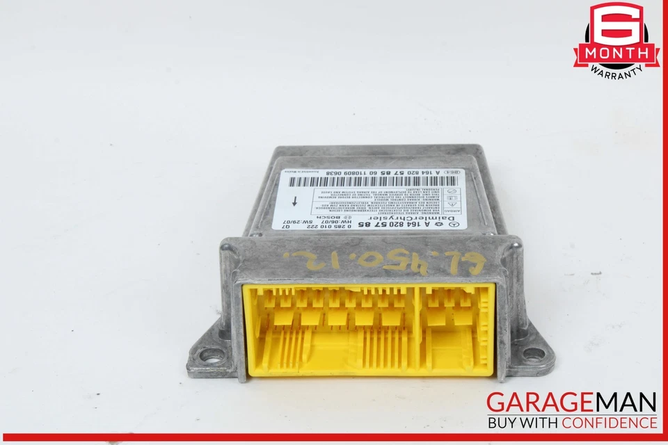 06-13 Mercedes X164 GL450 SRS Airbag Airbag Módulo de Controle de Segurança Unidade OEM - Imagem 3 de 4