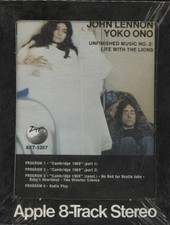 John Lennon Yoko Ono Unfinished Music No. 2 Rare Original 1969 8-track Cartridge John Lennon Yoko Ono Unfinished Music No. 2 Rare Original 1969 8-track Cartridge