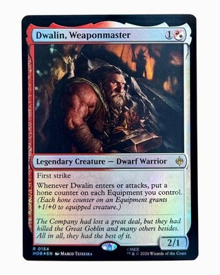 MTG | Dwalin, Weaponmaster | The Hobbit | Foil | NM | EN