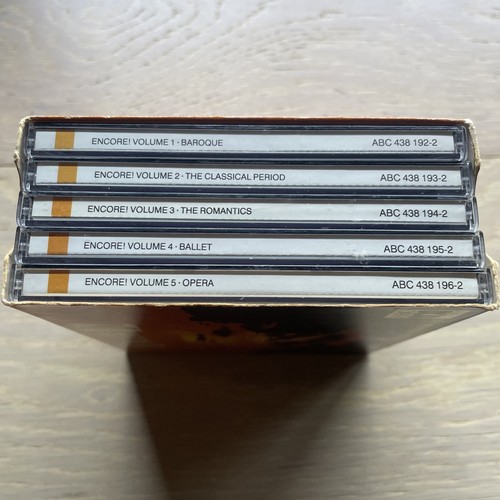 Encore! Music Best Loved Classics ABC - 5 CD Box Set Beethoven Bach Chopin Etc - Picture 3 of 3