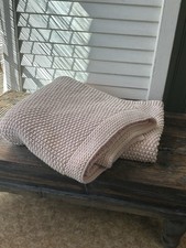 Cloud Island Knit Baby Blanket in Pink