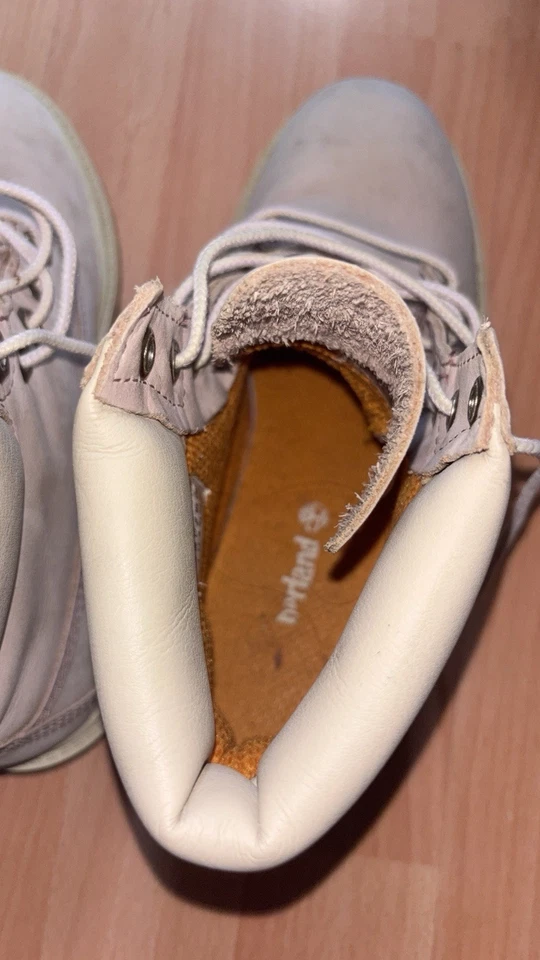 Pastel Pink Timberlands Boots Size 5 - Image 3 of 3