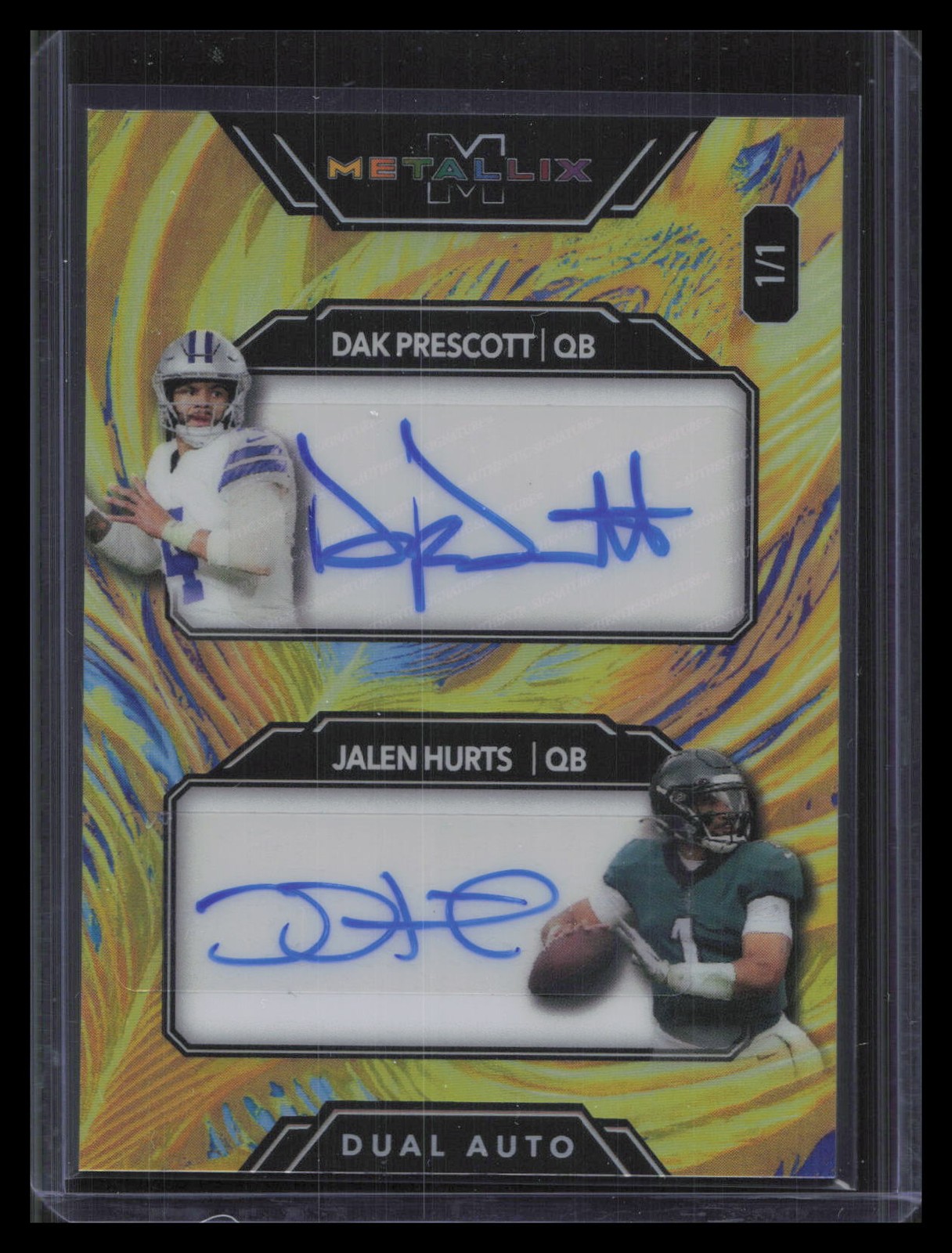 2025 Wild Card Metallix Dak Prescott, Jalen Hurts #WMMFDA-DPJH /1