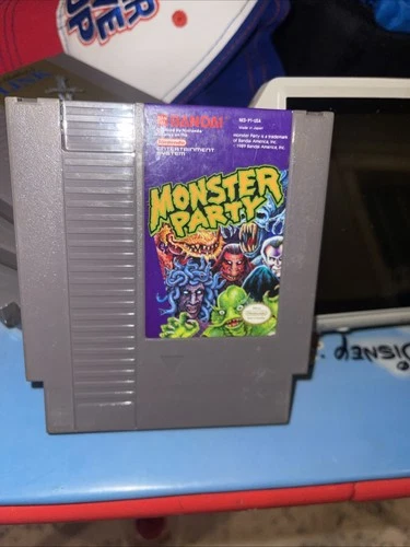 Monster Party (Nintendo NES) Authentic Original Game Cartridge Japan Tested