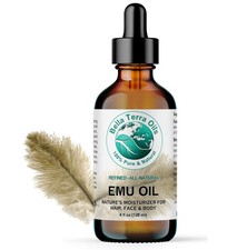 - Emu Oil 4 oz - Genuine Pure Australian Emu, Infused with Linoleic  Oleic A...