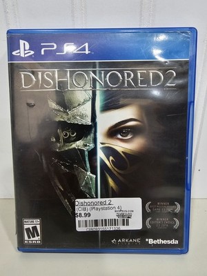 Dishonored 2 - Sony PlayStation 4 Tested Working Good Clean 