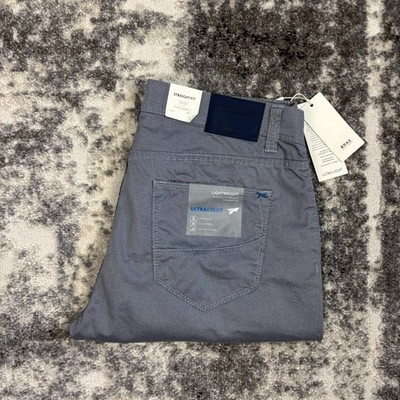 BRAX Cadiz Ultralight Herren Chino Hose W33 L32 Straight Regular Hellblau NEU