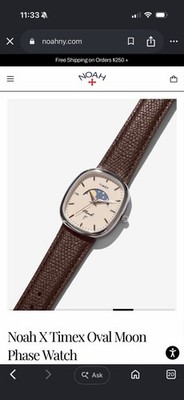 Noah x Timex Oval Moon Phase