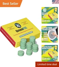 2- Supply of 12 Enzyme Pods for Superior Septic Tank Treatment & Maintenance