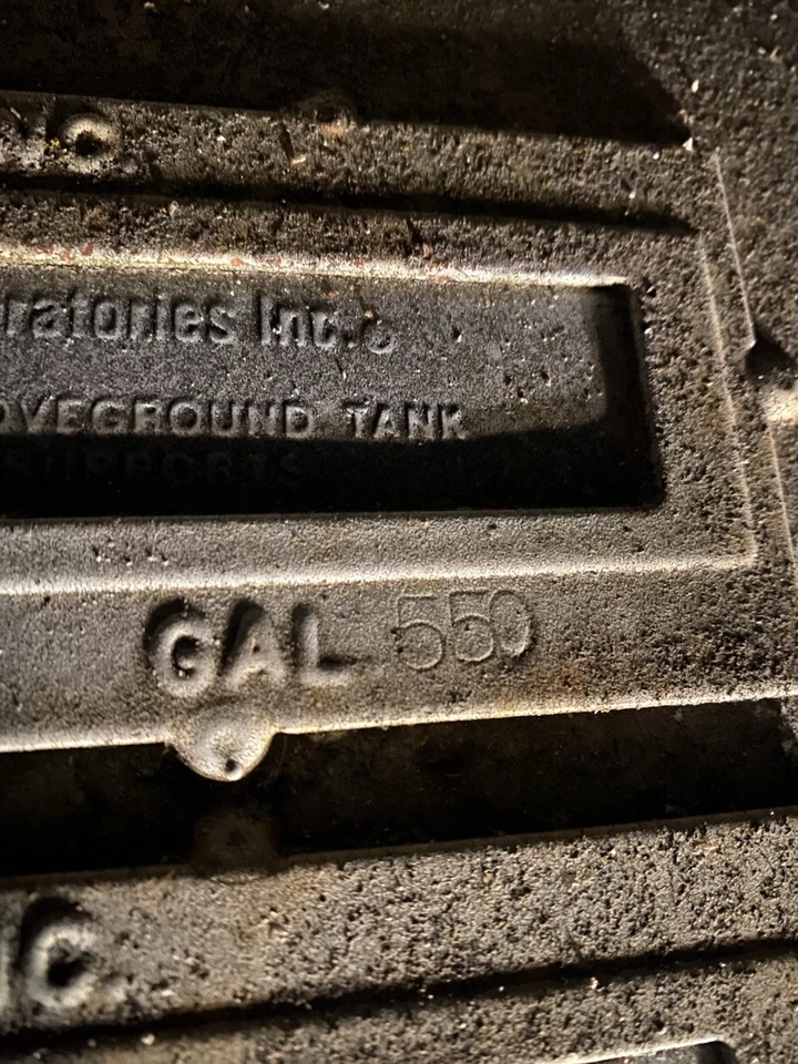 Tanque de combustible diésel de 500 + galones tanque sobre el suelo todo terreno diésel ¡doble pared! Foto 4 de 4